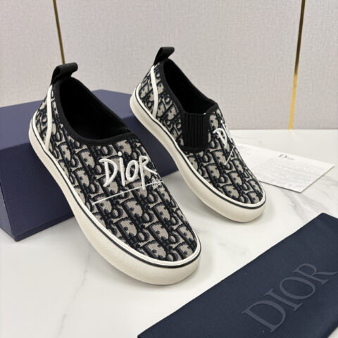 DIOR Oblique老花低帮乐福鞋便鞋