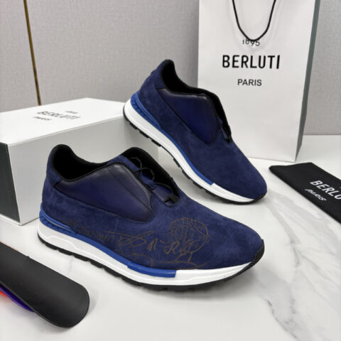 BERLUTI Fast Track皮革运动鞋