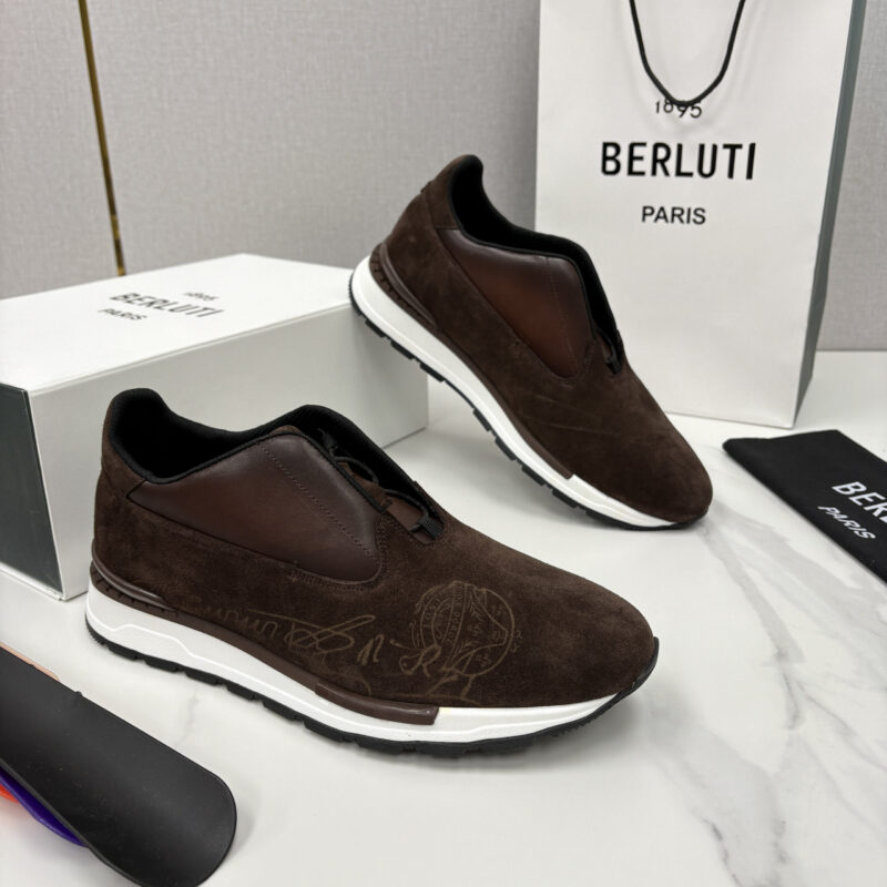 BERLUTI Fast Track皮革运动鞋