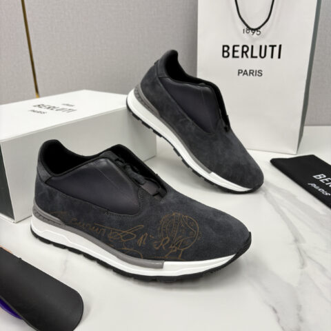 BERLUTI Fast Track皮革运动鞋