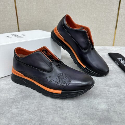 BERLUTI Fast Track皮革运动鞋