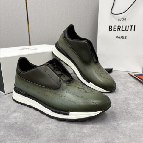 BERLUTI Fast Track皮革运动鞋