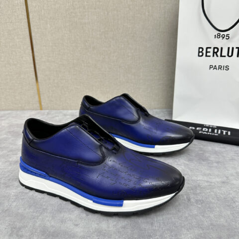BERLUTI Fast Track皮革运动鞋