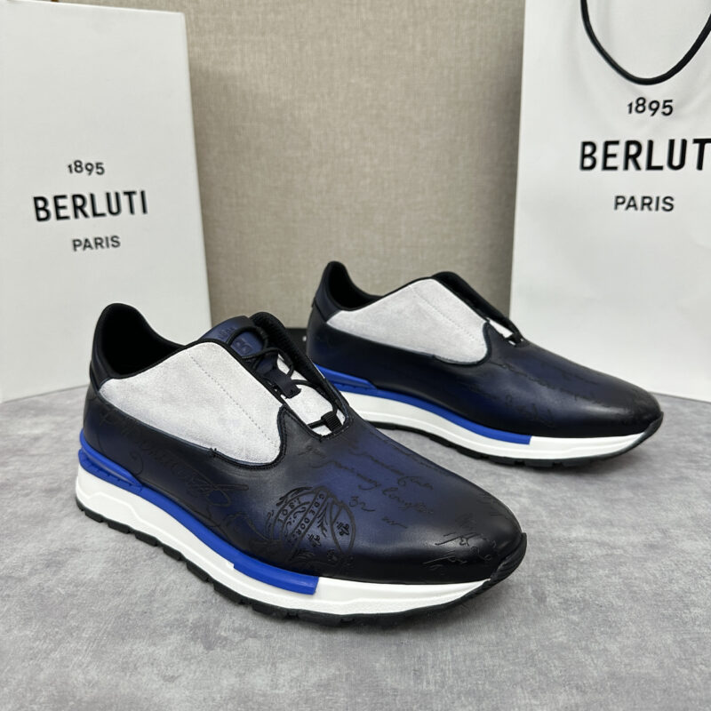 BERLUTI Fast Track皮革运动鞋