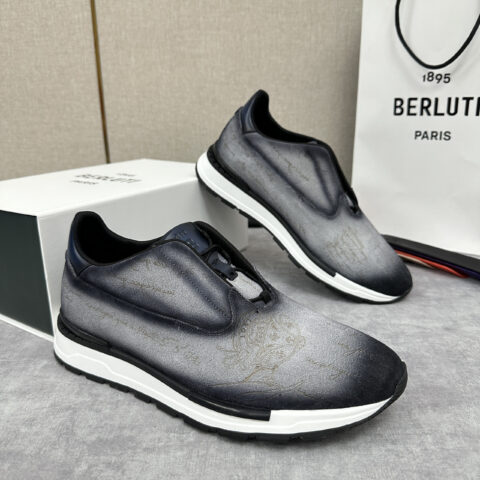 BERLUTI Fast Track皮革运动鞋