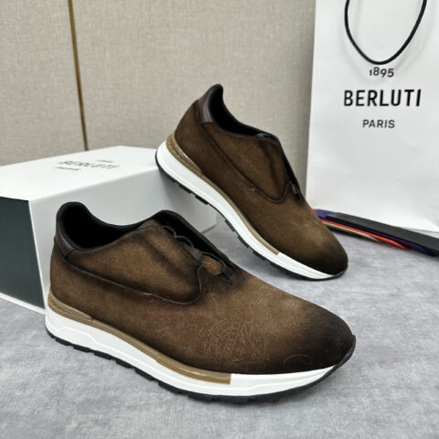 BERLUTI Fast Track皮革运动鞋