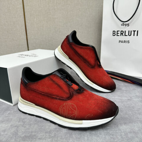 BERLUTI Fast Track皮革运动鞋