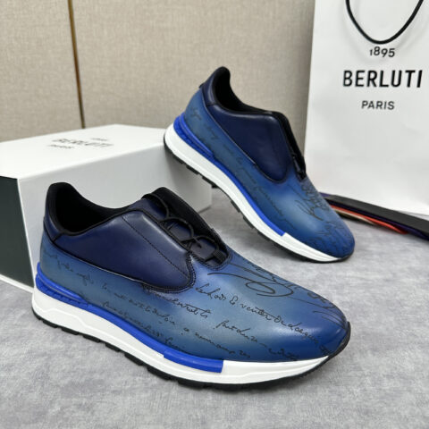 BERLUTI Fast Track皮革运动鞋