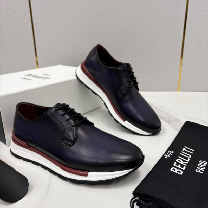 BERLUTI Fast Track皮革运动鞋
