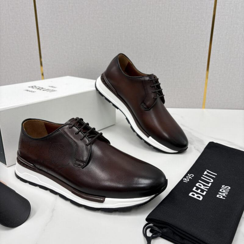BERLUTI Fast Track皮革运动鞋