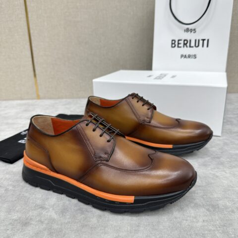 BERLUTI Fast Track皮革运动鞋