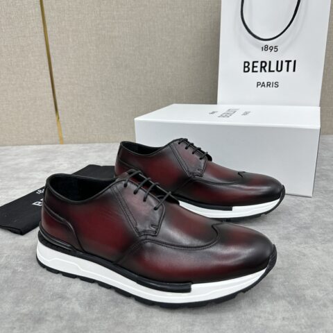 BERLUTI Fast Track皮革运动鞋