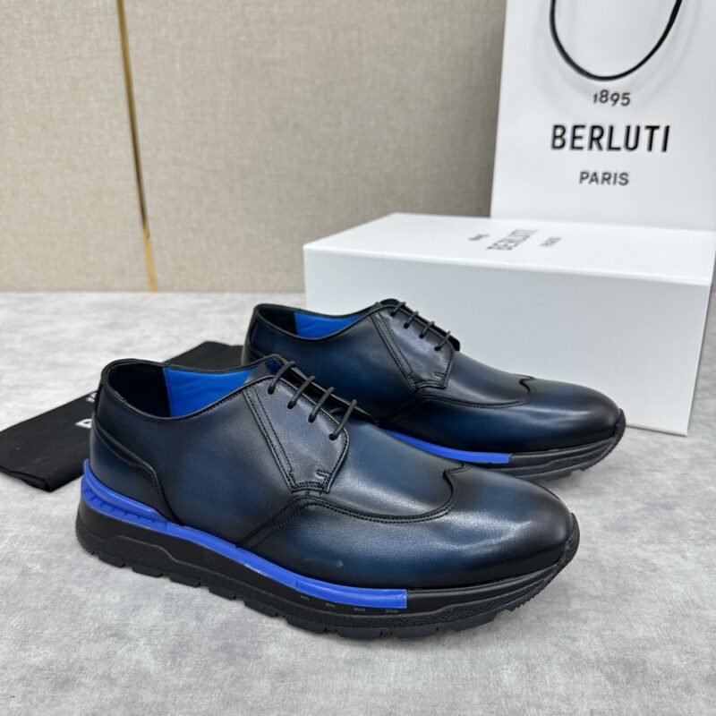 BERLUTI Fast Track皮革运动鞋
