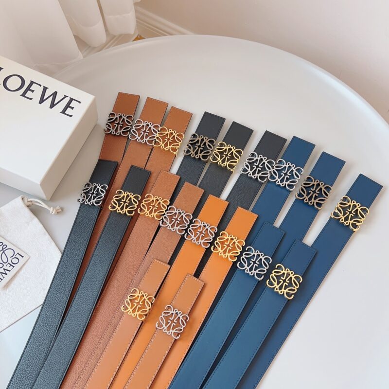 LOEWE 正反两穿腰带 配有 Anagram 扣
