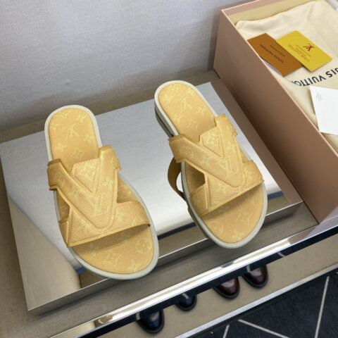 LV 男士拖鞋