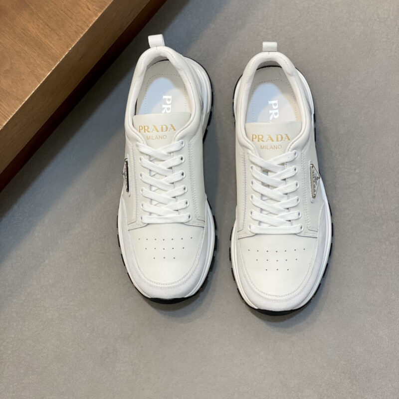 PRADA 新款男士拼接休闲运动鞋