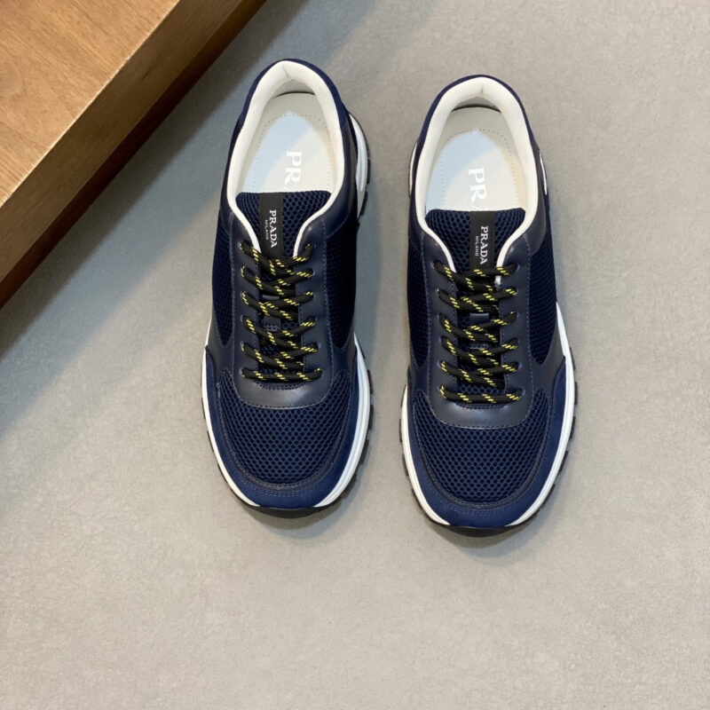 PRADA 新款男士拼接休闲运动鞋