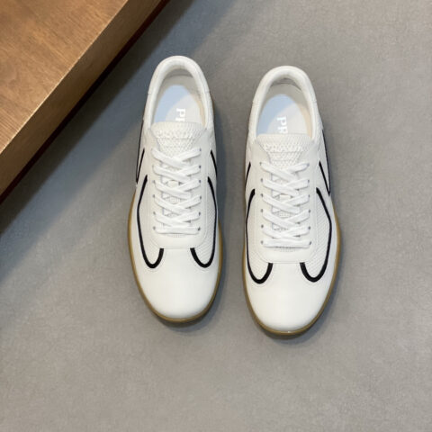PRADA 新款男士拼接休闲运动鞋