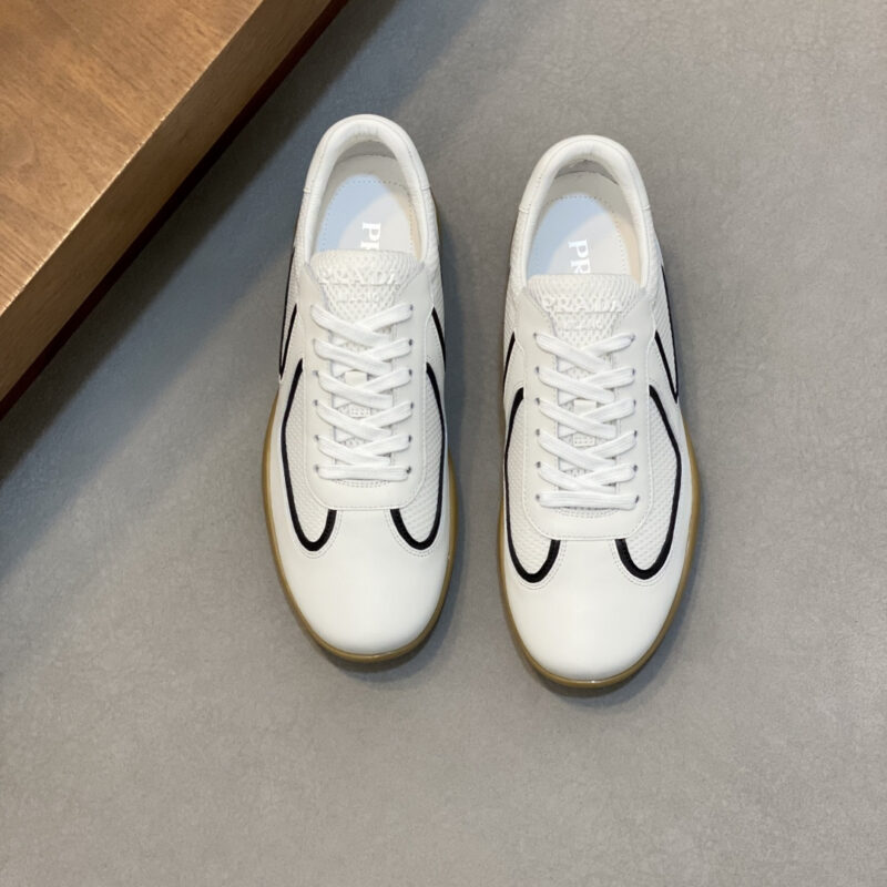 PRADA 新款男士拼接休闲运动鞋