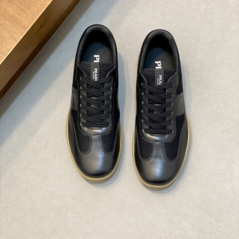 PRADA 新款男士拼接休闲运动鞋