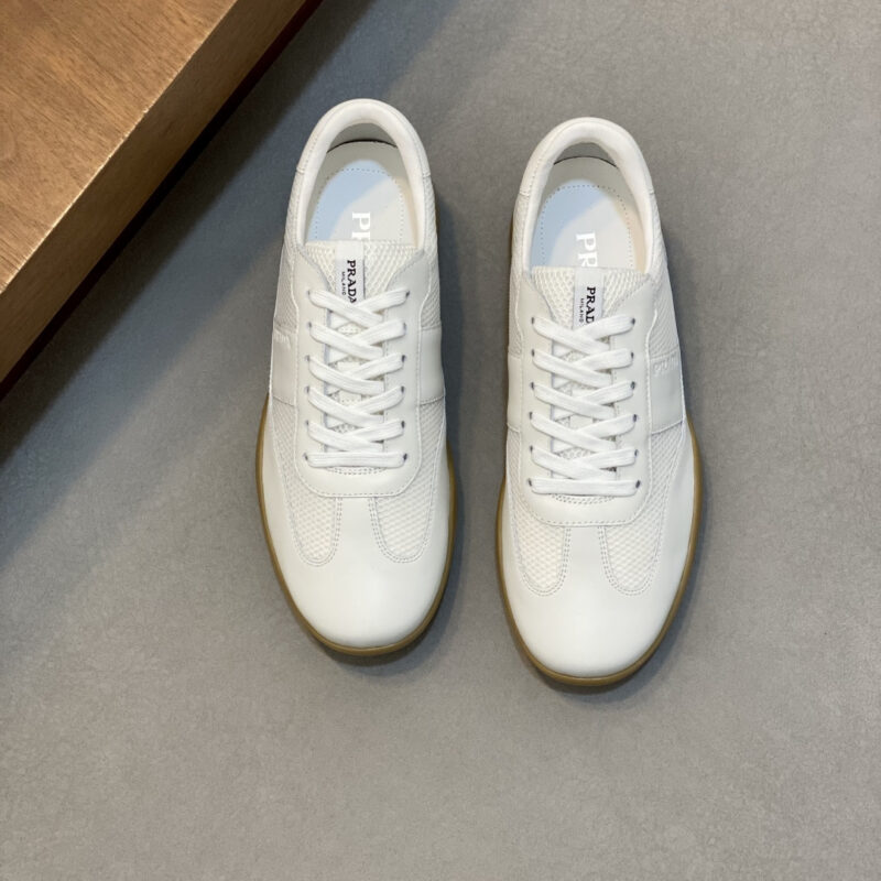 PRADA 新款男士拼接休闲运动鞋