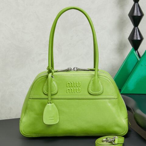 MIUMIU 新品爆款Vivant保龄球包 5BB199 绿色