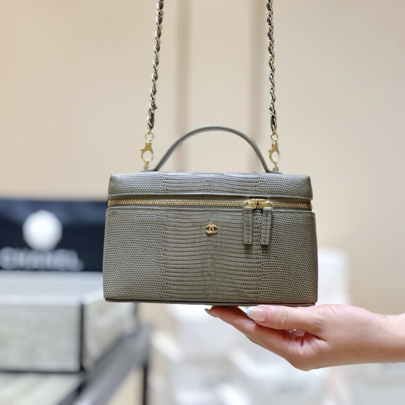 CHANEL 26A 蜥蜴纹LP饭盒包👜 AP4385