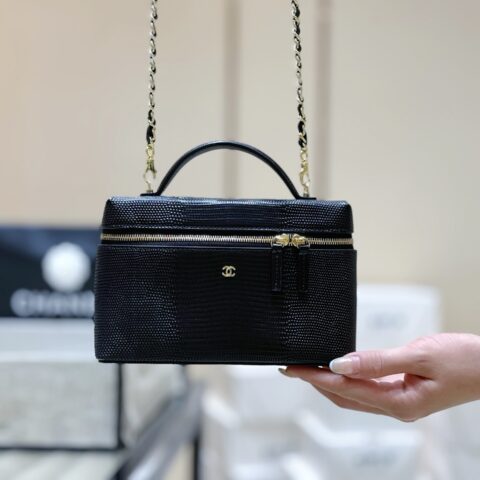 CHANEL 26A 蜥蜴纹LP饭盒包👜 AP4385