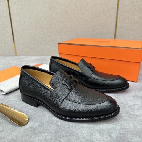 HERMES 新品Paris乐福鞋皮鞋