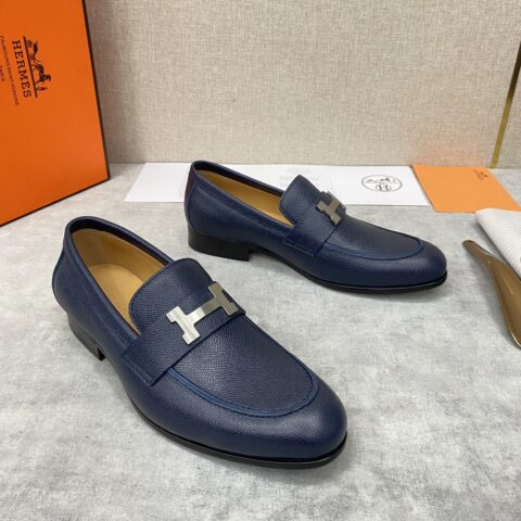 HERMES 新品Paris乐福鞋皮鞋