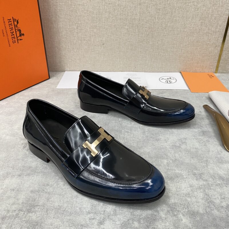 HERMES 新品Paris乐福鞋皮鞋