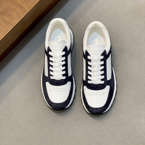 PRADA 新款男士拼接休闲运动鞋