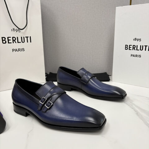BERLUTI  新款Mont-Thabor 双孟克皮鞋