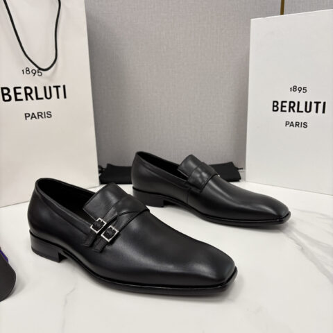 BERLUTI  新款Mont-Thabor 双孟克皮鞋