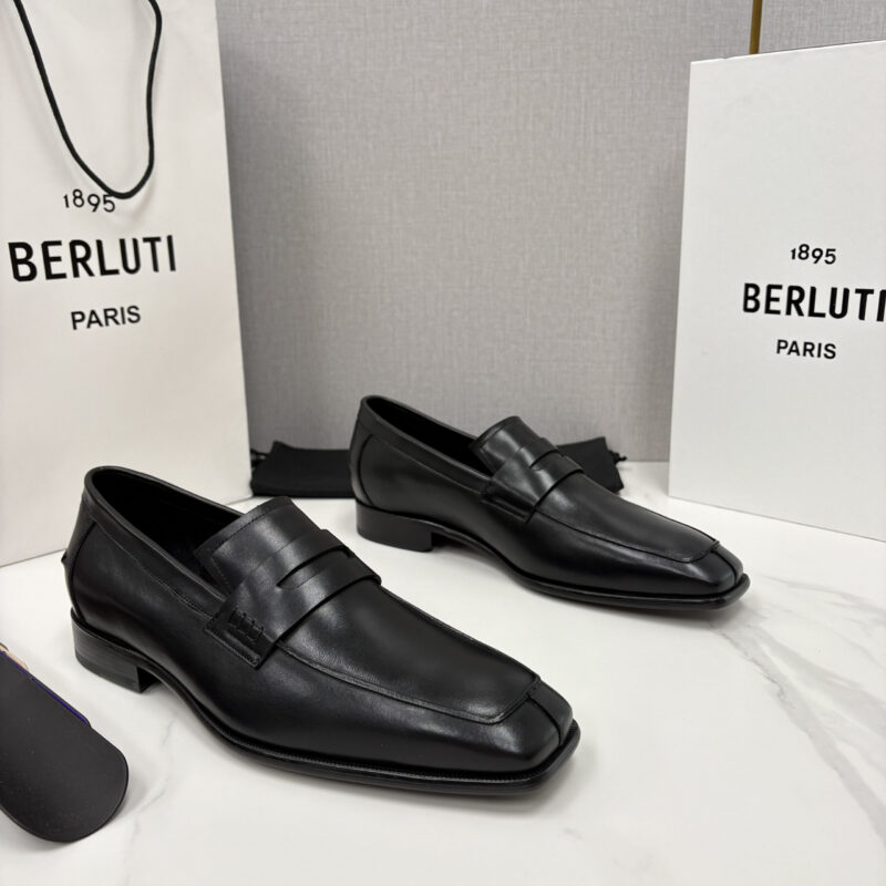 BERLUTI 新款经典便士乐福鞋皮鞋