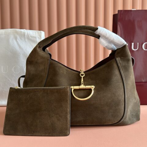 GUCCI Softbit系列 型号：837466 绿色/原厂皮