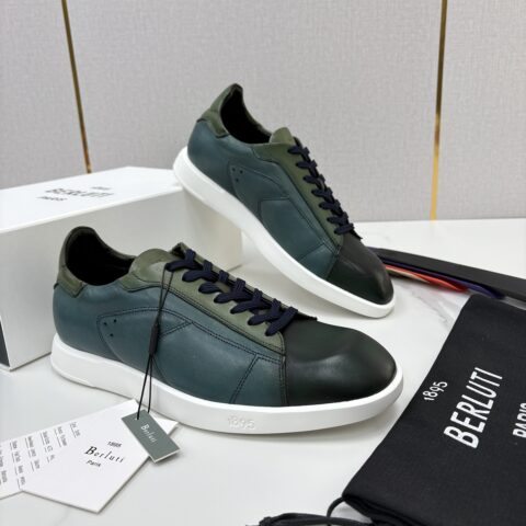 BERLUTI  Stellar Scritto刺青手绘图纹休闲运动鞋