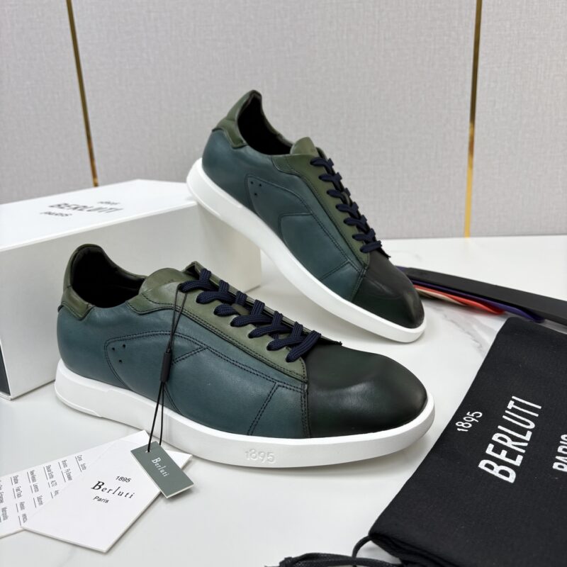 BERLUTI Stellar Scritto刺青手绘图纹休闲运动鞋