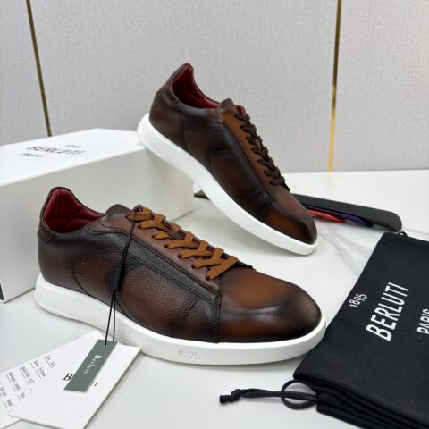 BERLUTI  Stellar Scritto刺青手绘图纹休闲运动鞋