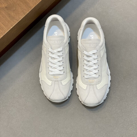 PRADA  新款男士拼接休闲运动鞋