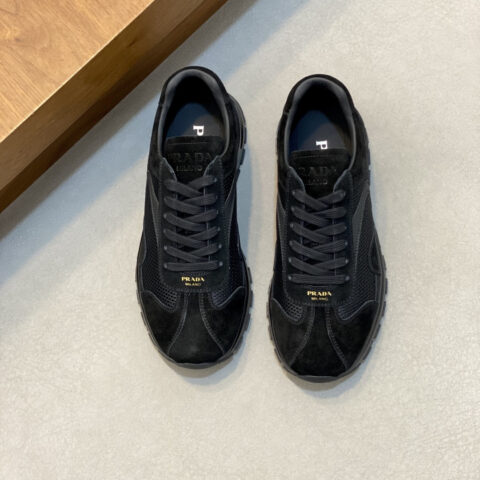 PRADA  新款男士拼接休闲运动鞋