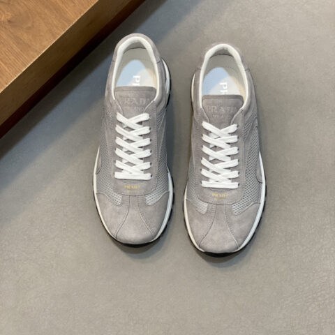 PRADA  新款男士拼接休闲运动鞋