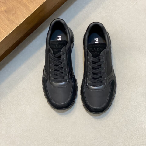 PRADA  新款男士拼接休闲运动鞋