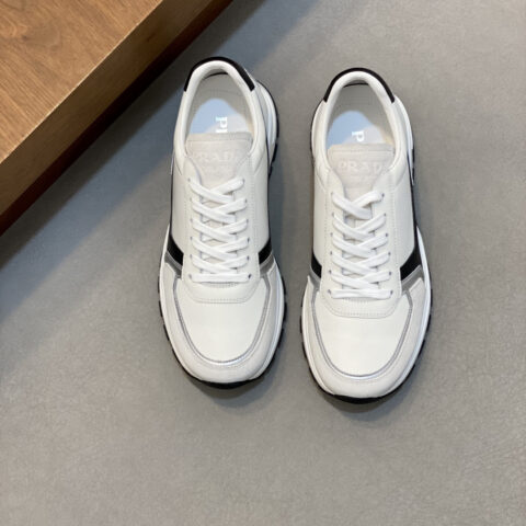 PRADA  新款男士拼接休闲运动鞋