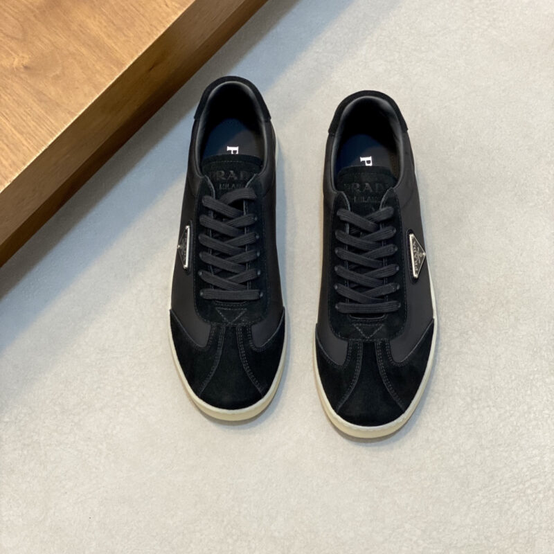 PRADA 新款男士拼接休闲运动鞋