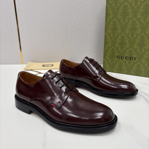 GUCCI G家新品男士正装鞋皮鞋