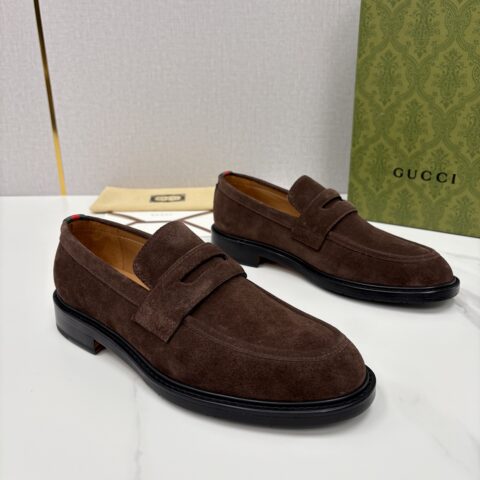 GUCCI G家新品男士简约乐福鞋皮鞋