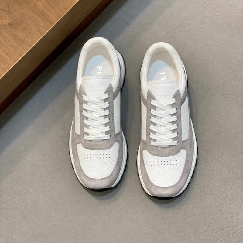 PRADA 新款男士拼接休闲运动鞋