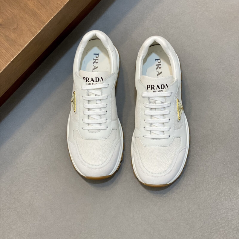 PRADA 新款男士拼接休闲运动鞋