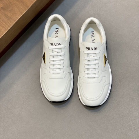 PRADA 新款男士拼接休闲运动鞋